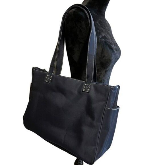 KD Kicker & David Design Navy Blue Diaper Bag Bottle Holder Multipurpose Tote - Picture 14 of 14